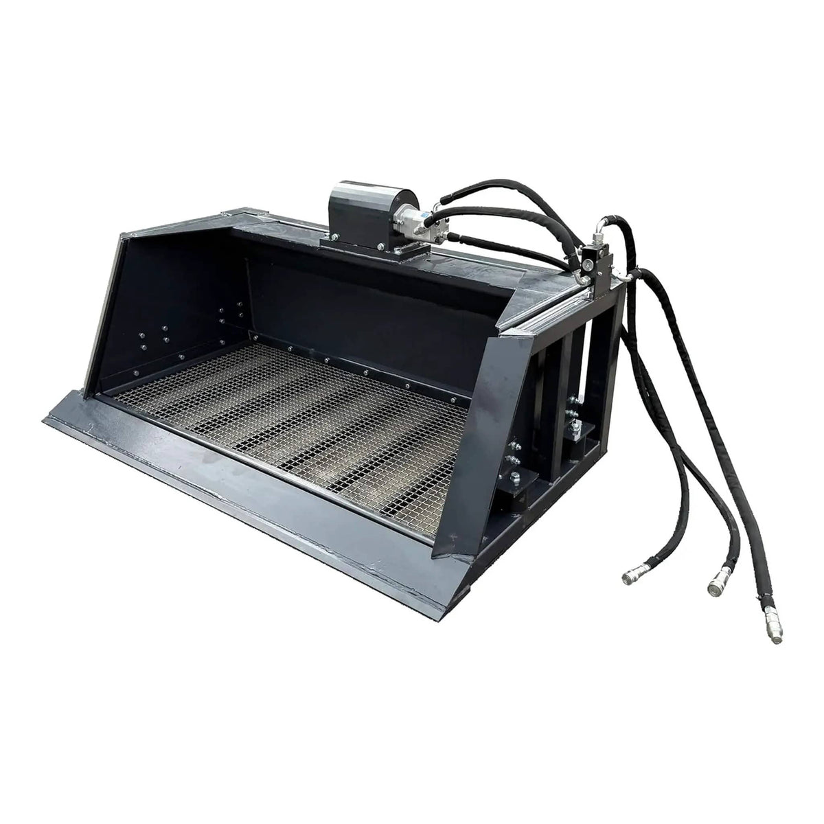 Heavy-Duty 72-Inch Hydraulic Screening Bucket Skid Steer Attachment | 72 Inch | Home Use | Home