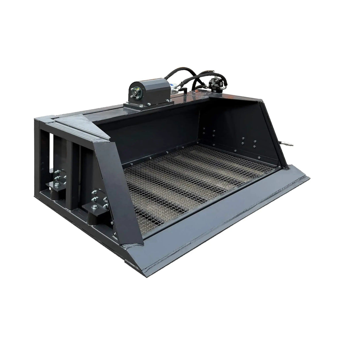 Heavy-Duty 72-Inch Hydraulic Screening Bucket Skid Steer Attachment | 72 Inch | Home Use | Home