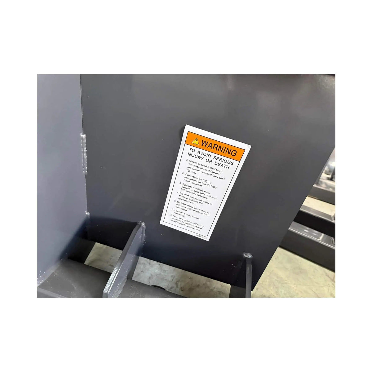 Heavy-Duty 72-Inch Hydraulic Screening Bucket Skid Steer Attachment | 72 Inch | Home Use | Home