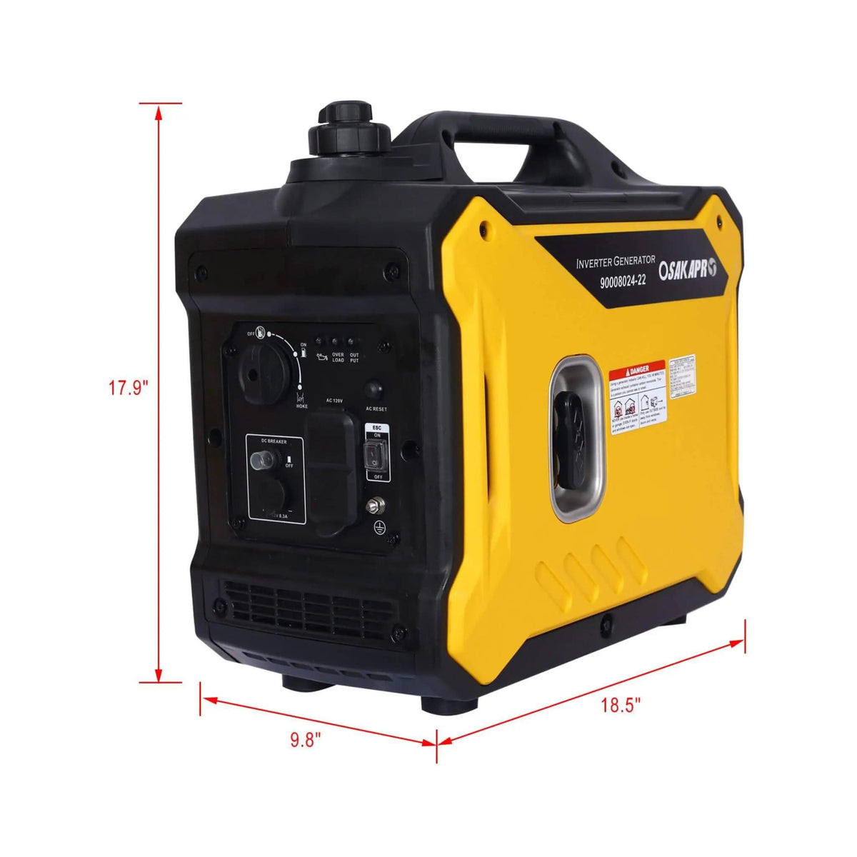 Heavy-Duty 79CC Ultra Quiet 2000W Portable Inverter Gas Generator | 2000 Watt | Inverter Generator | Home