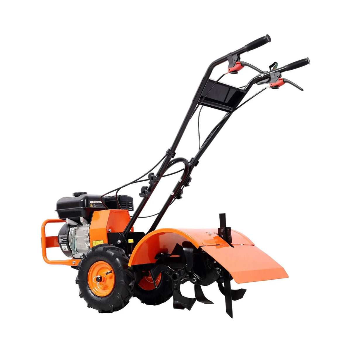 Rear Tine Power Tiller | 7HP 212CC Gas Engine | 20 Inch Tilling Width | 13 Inch Agricultural Tires