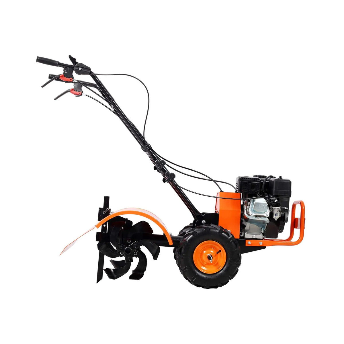 Rear Tine Power Tiller | 7HP 212CC Gas Engine | 20 Inch Tilling Width | 13 Inch Agricultural Tires
