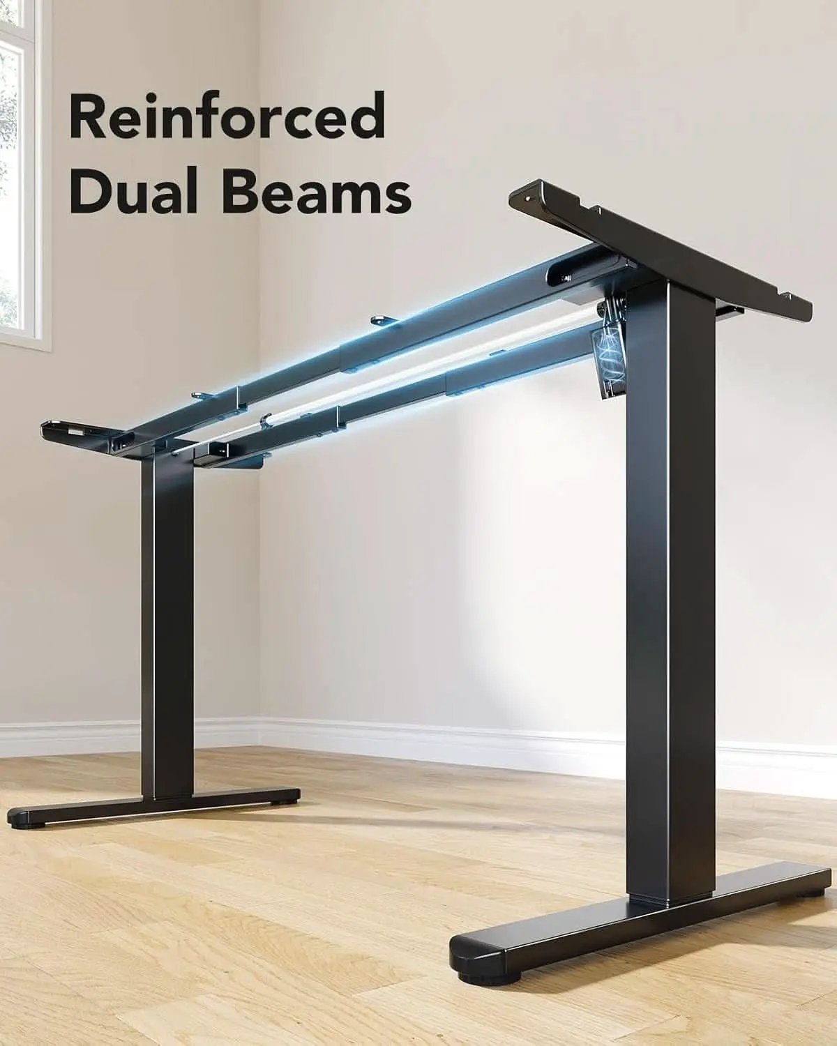 Heavy-Duty Adjustable Standing Desk Frame for Home Office from PriceLows™