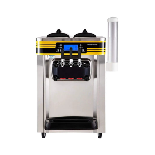 Soft Serve Ice Cream Maker | 2350W Commercial | 3 Flavor System | Countertop