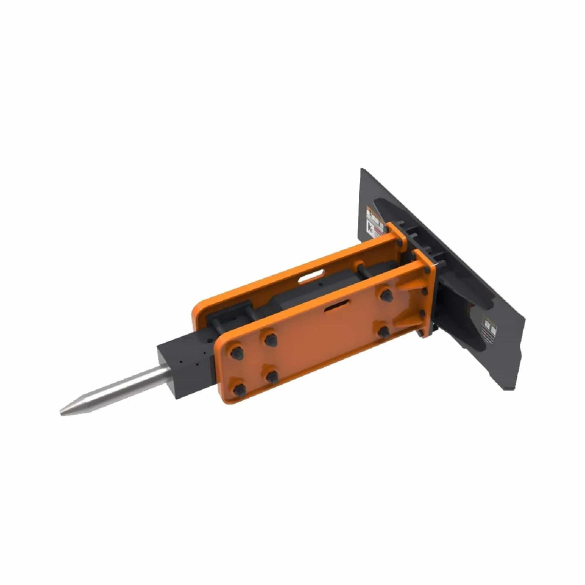 Heavy-Duty Hydraulic Hammer Skid Steer Attachment | Concrete | Home Use | Home
