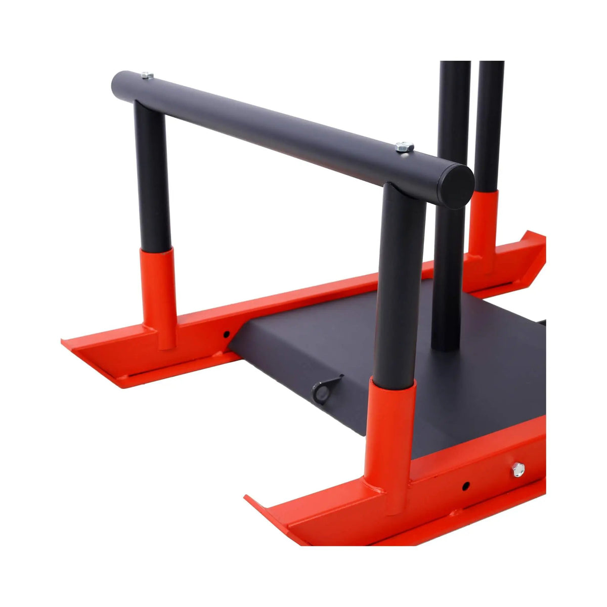 Weight Training Sled | Heavy-Duty Iron | Removable Push Poles | 1 And 2 Inch Plate Holder