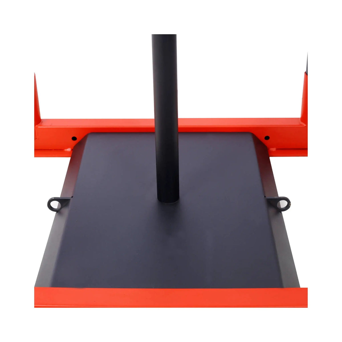 Weight Training Sled | Heavy-Duty Iron | Removable Push Poles | 1 And 2 Inch Plate Holder