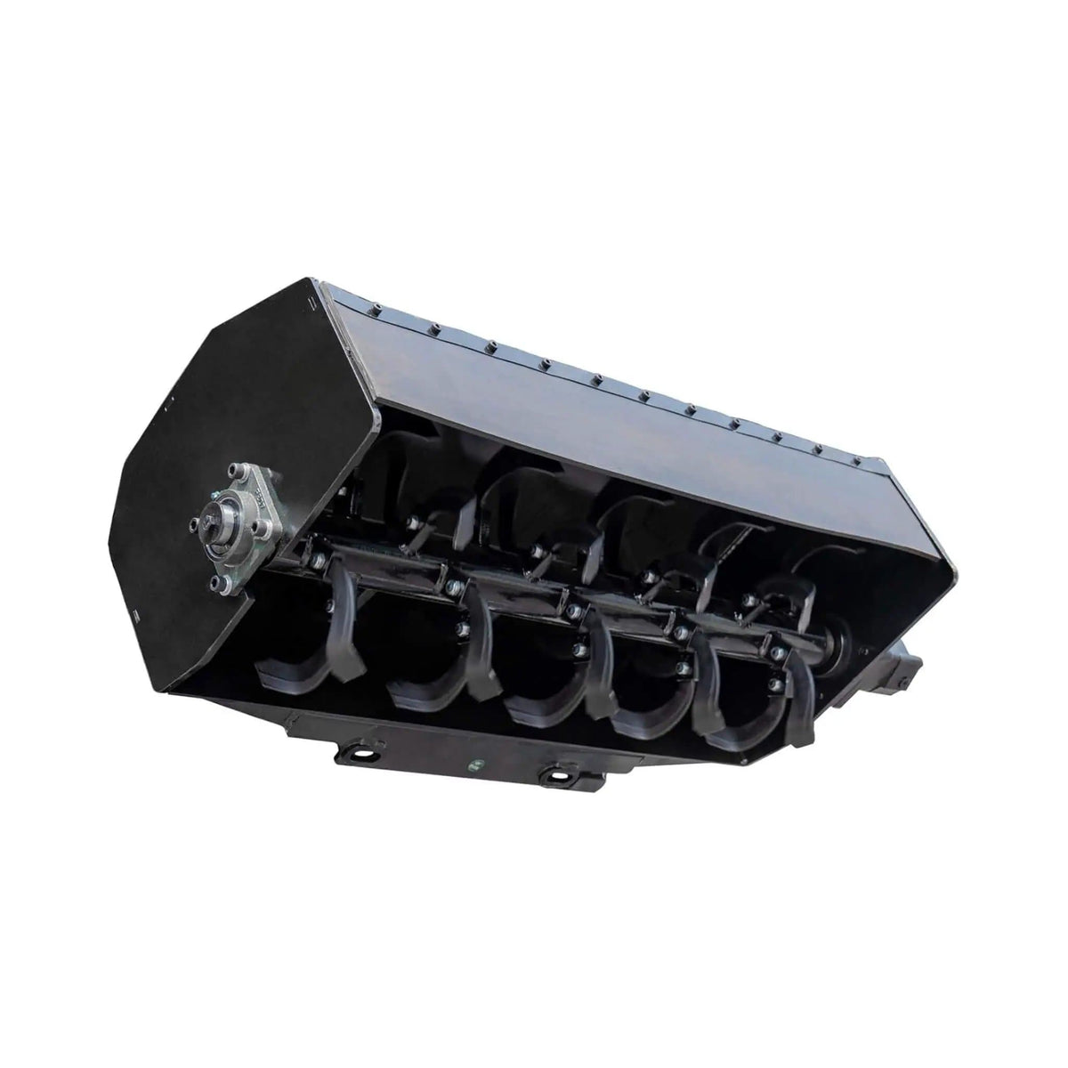 Heavy-Duty Mini Loader Rotary Tiller Skid Steer Attachment | Steel | Home Use | Home