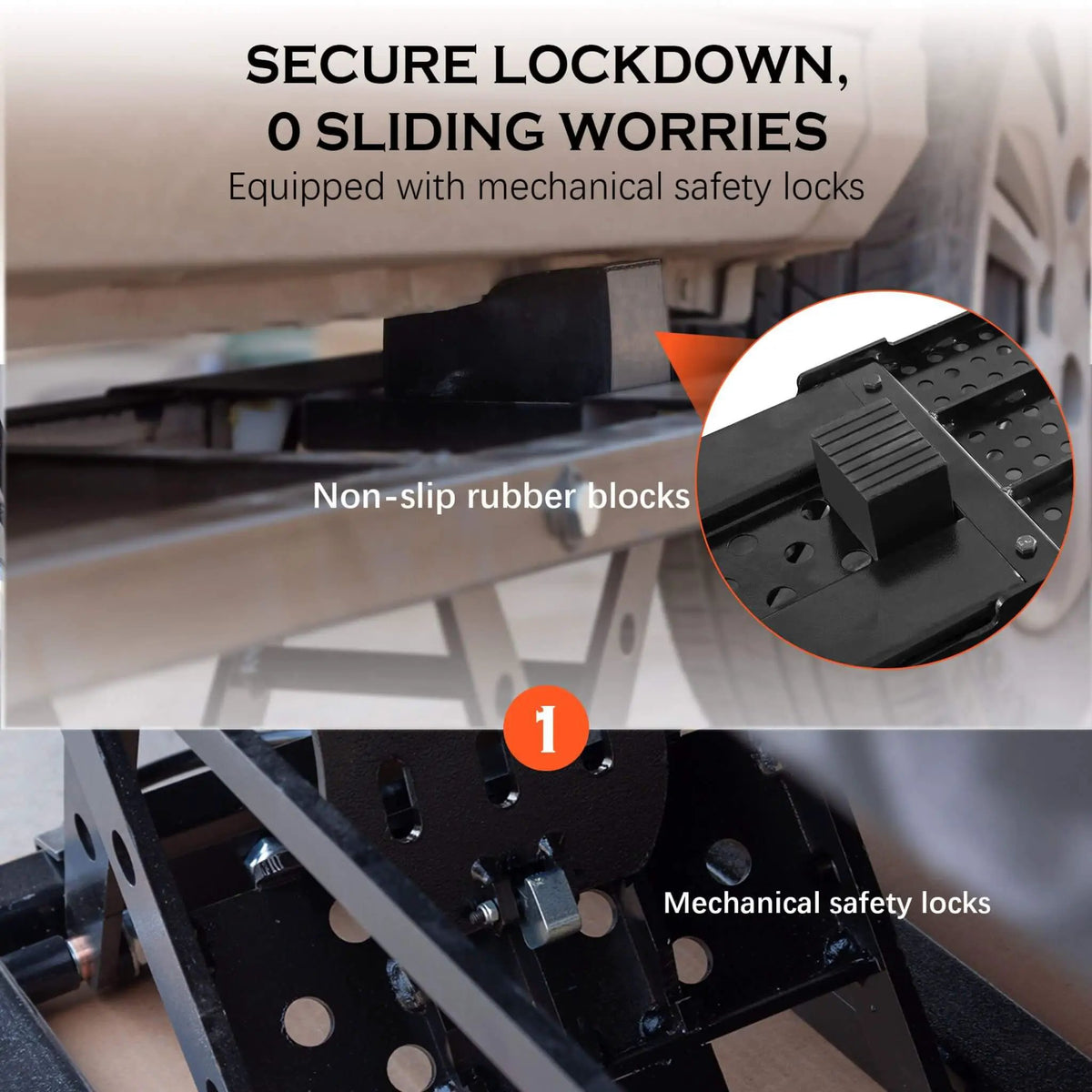 Portable Car Lift Jack | 7000 Lb Capacity | Locking Levels | Foldable Design