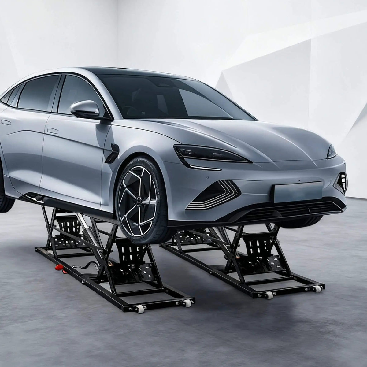 Portable Car Lift Jack | 7000 Lb Capacity | Locking Levels | Foldable Design