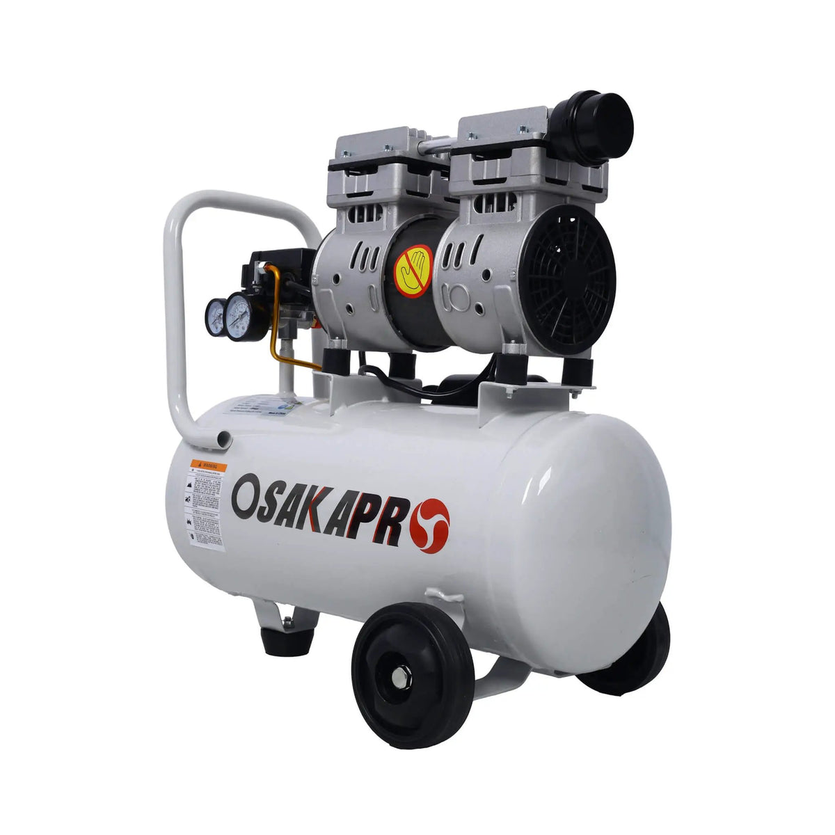Portable Oil-Free Air Compressor | 1.5HP Or 2.5HP | Silent 70 dB Operation | Wheels And Auto Drain