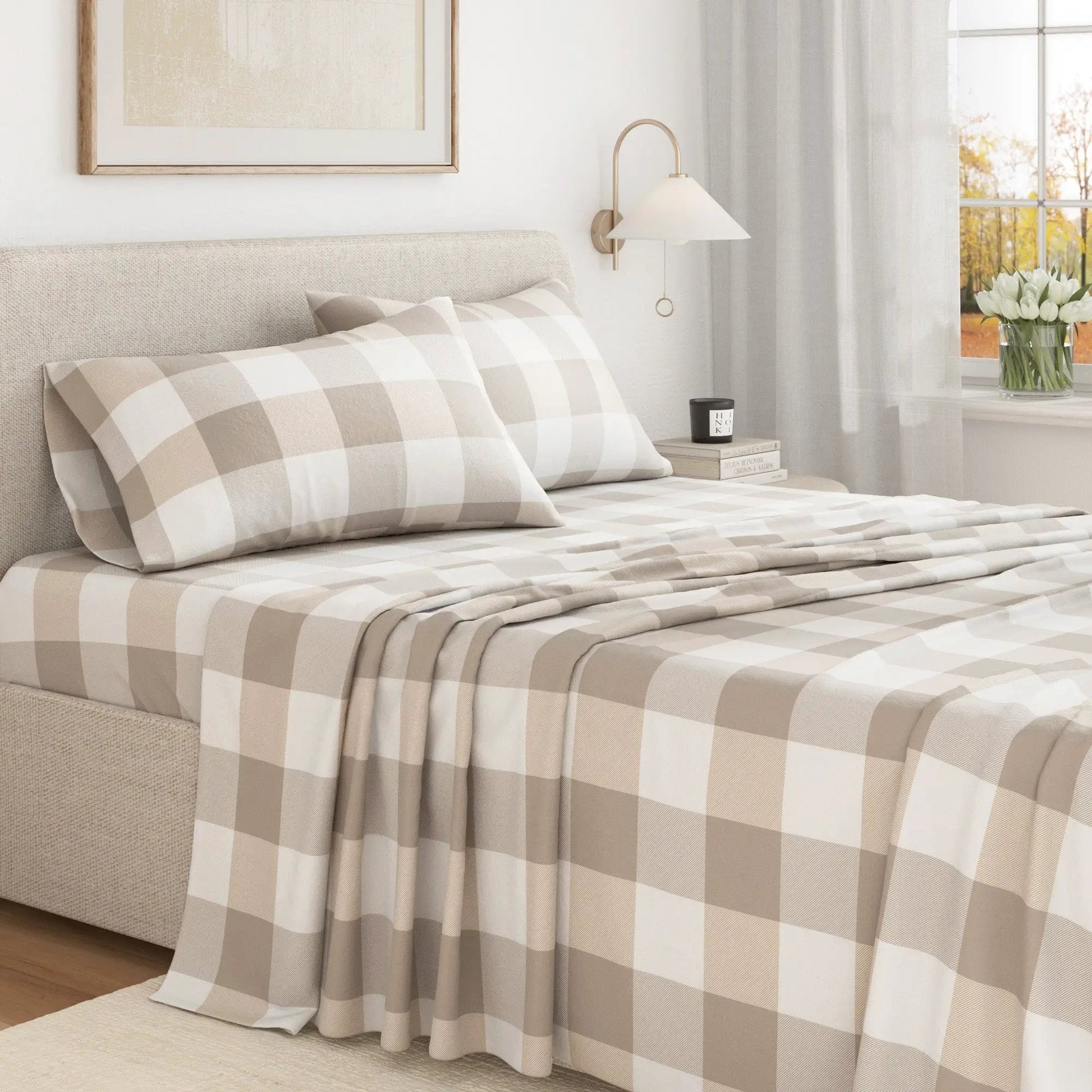 Turkish Cotton Flannel Sheet - Belle Collection from PriceLows™