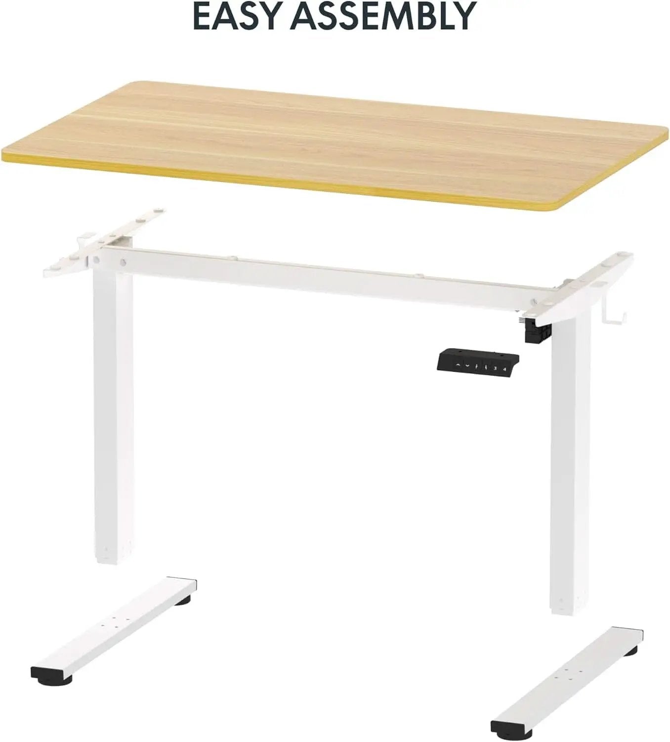 Height Adjustable Electric Sit Stand Desk for Home from PriceLows™