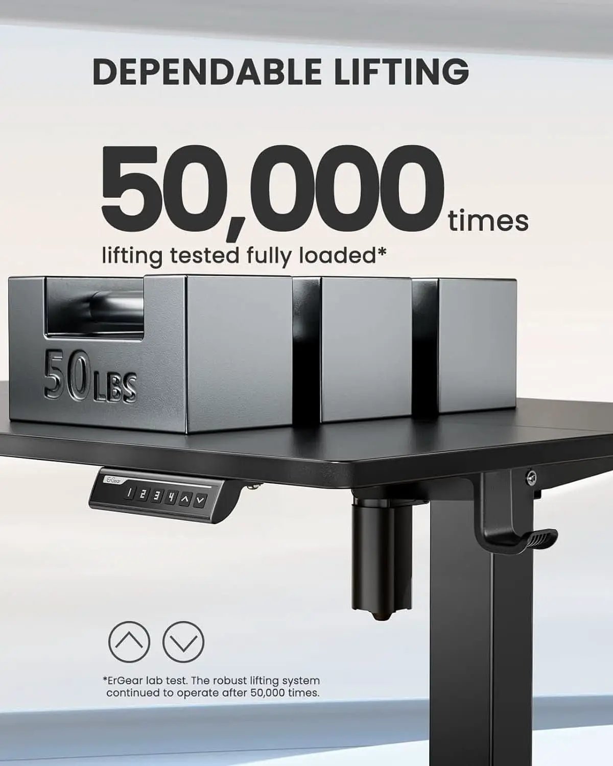 Height Adjustable Electric Standing Desk 48 X 24 Inches from PriceLows™