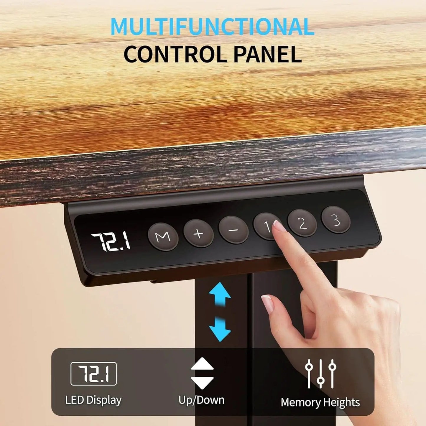 Height Adjustable Electric Standing Desk for Home Office from PriceLows™