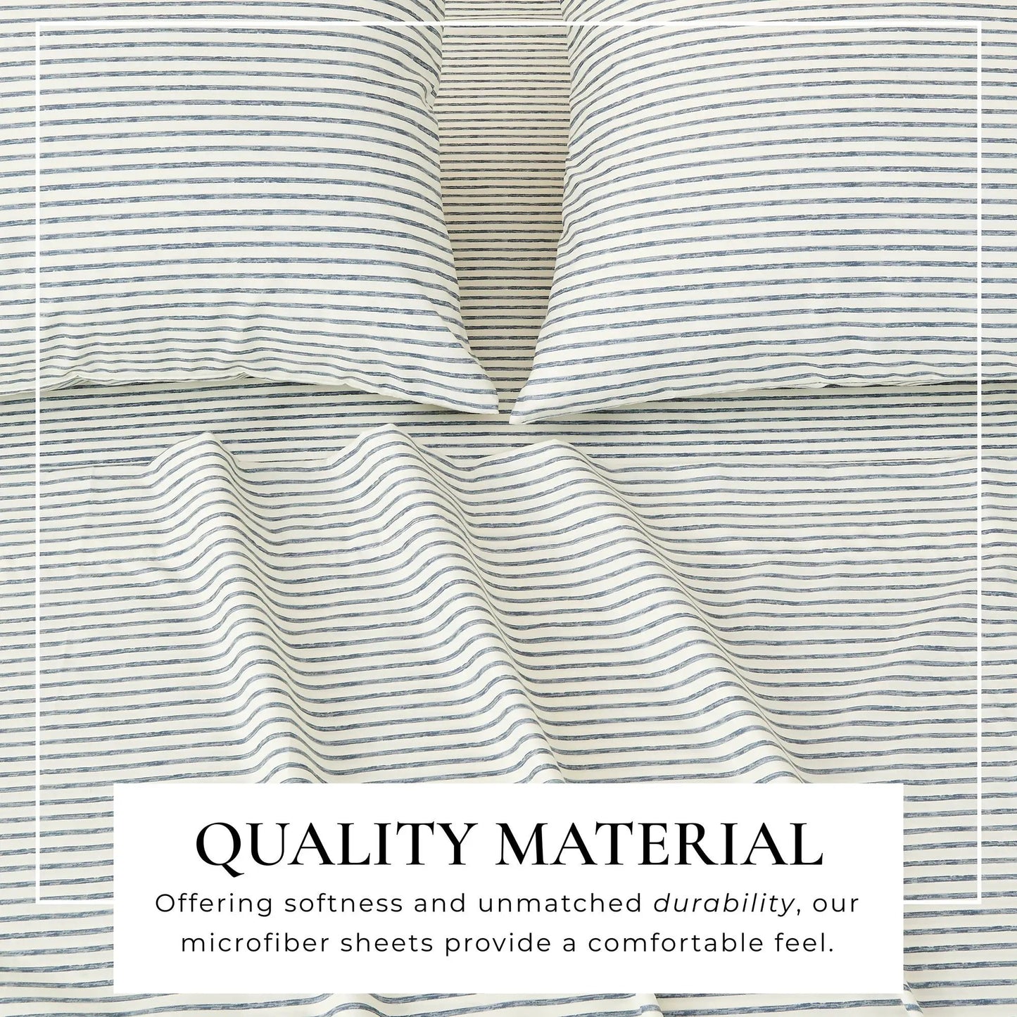 Striped Sheet Set - Evette Collection from PriceLows™
