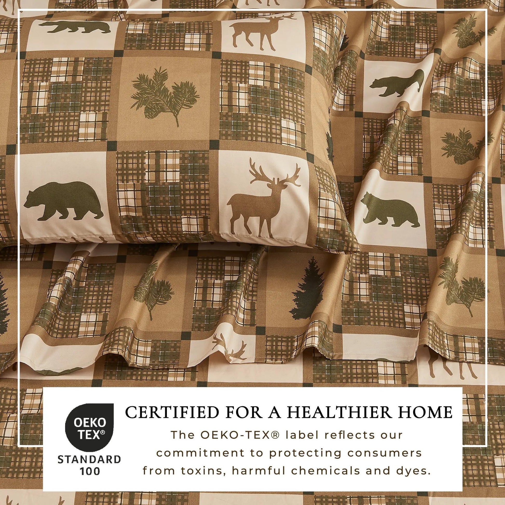 Lodge Printed Sheet Set - Mountain Ridge Collection from PriceLows™