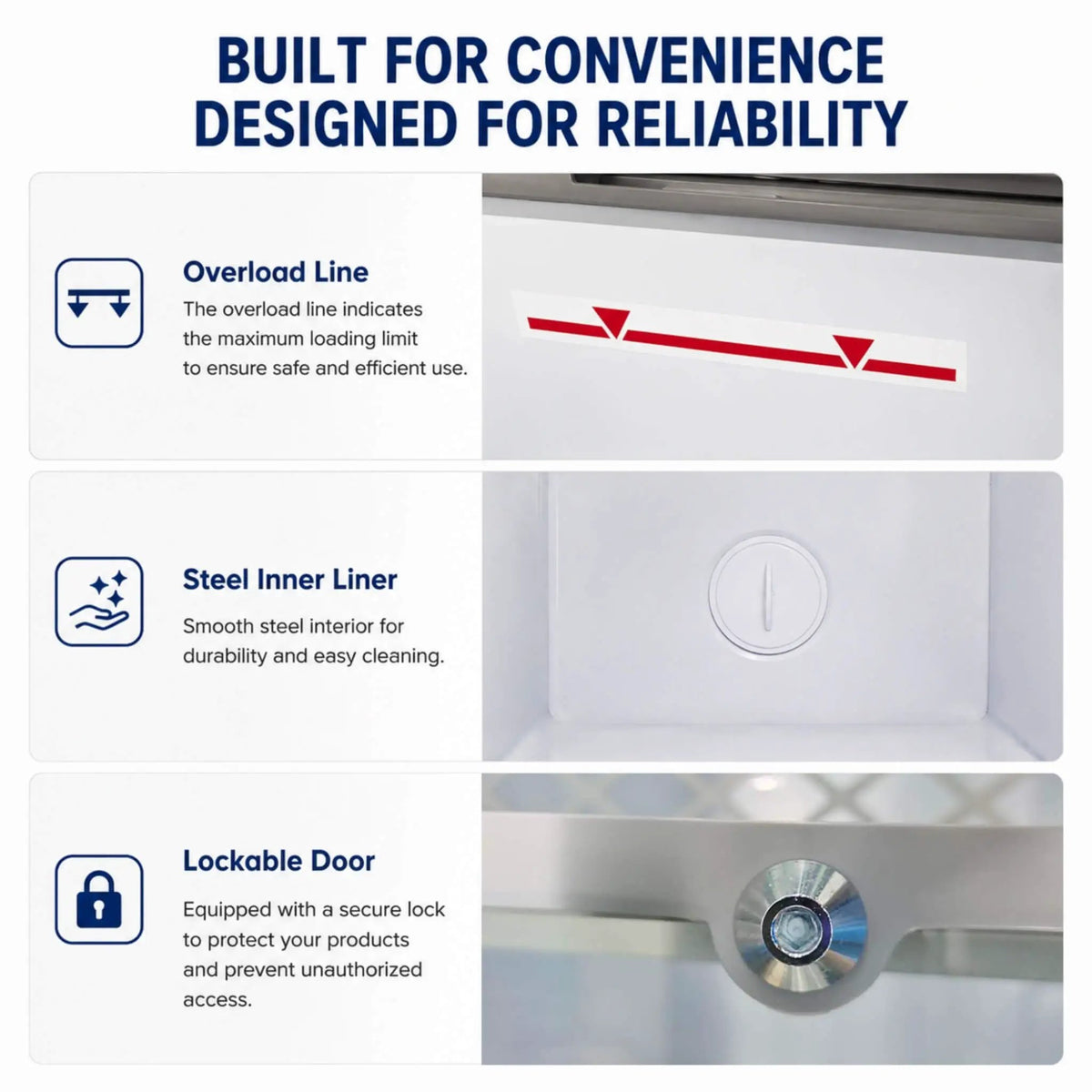 Commercial Display Chest Freezer | Sliding Glass Door | Variable-Frequency Compressor | High-Efficiency Cooling