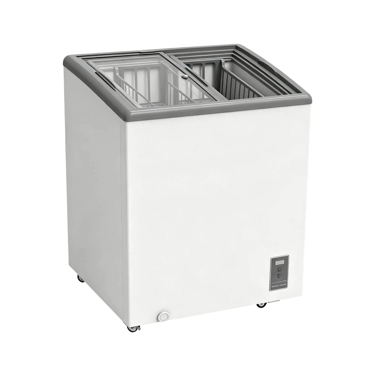 Commercial Display Chest Freezer | Sliding Glass Door | Variable-Frequency Compressor | High-Efficiency Cooling