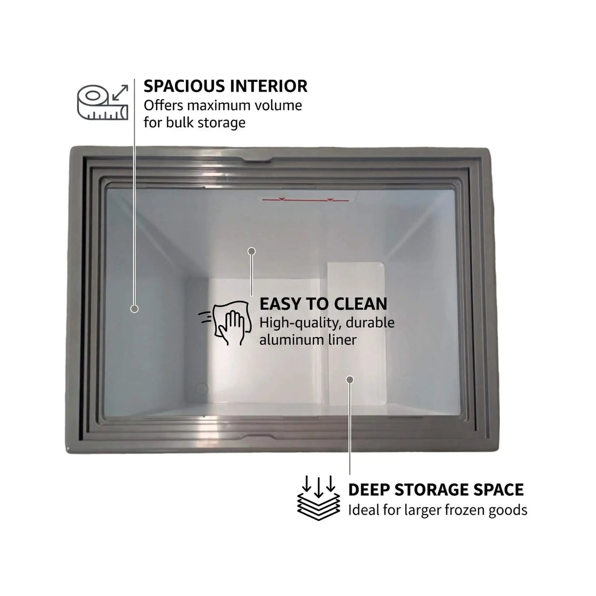 Commercial Display Chest Freezer | Sliding Glass Door | Variable-Frequency Compressor | High-Efficiency Cooling