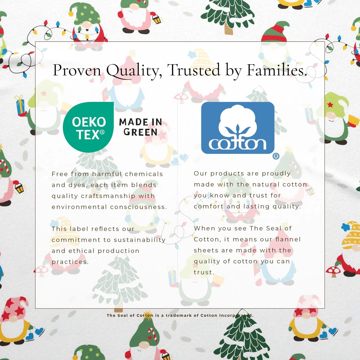 Turkish Cotton Christmas Flannel Sheet Set - Whittaker Collection from PriceLows™