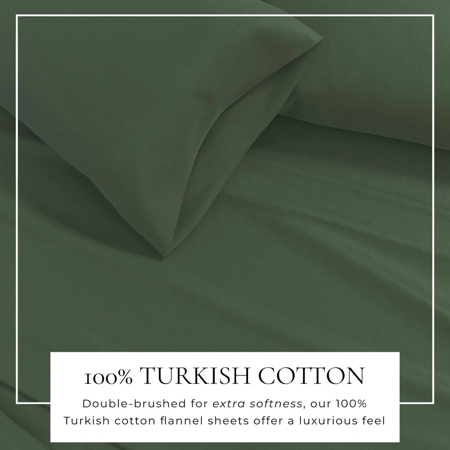 Cotton Solid Flannel Sheet - Nordic Collection from PriceLows™