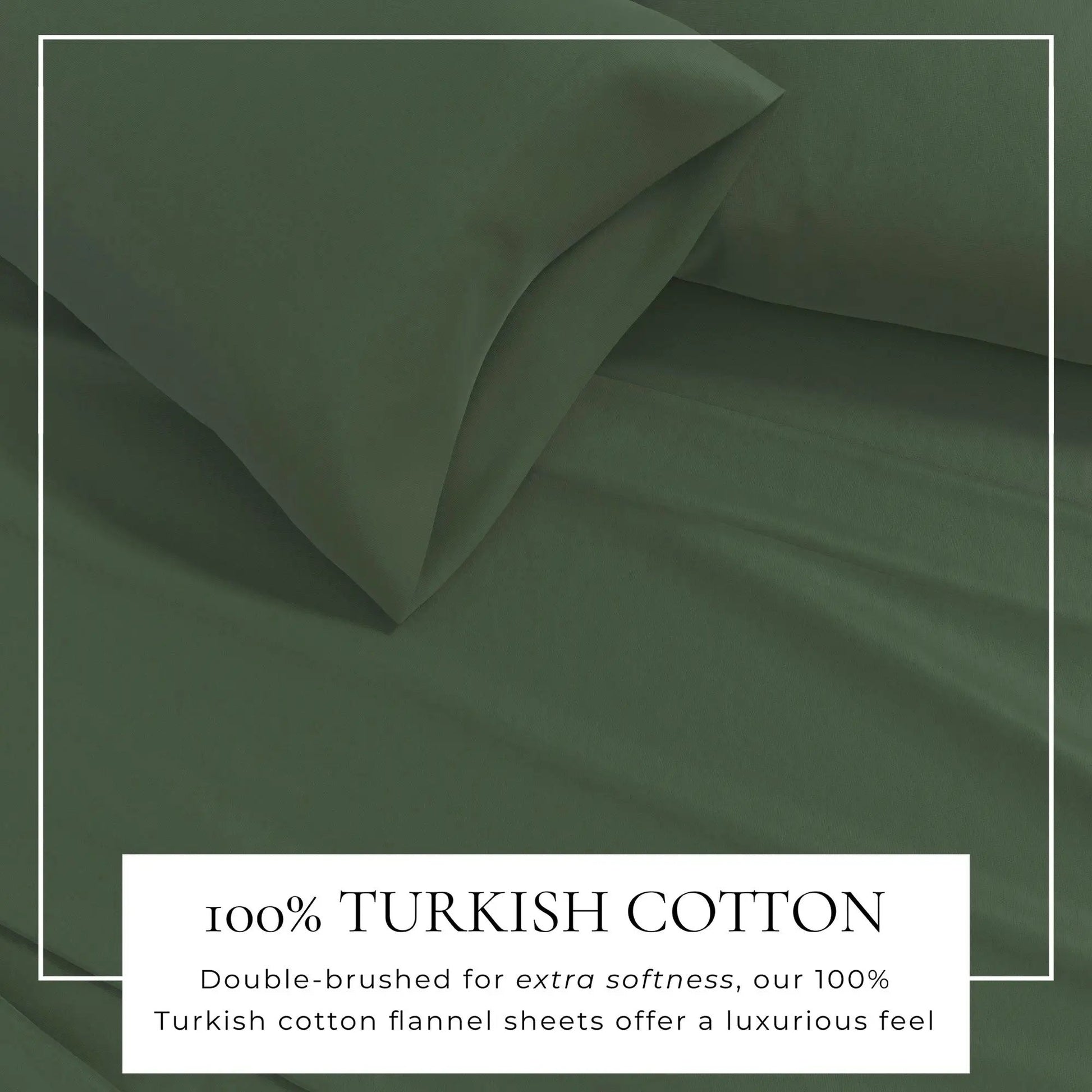 Cotton Solid Flannel Sheet - Nordic Collection from PriceLows™