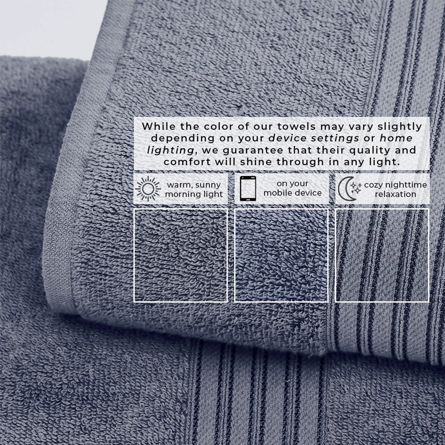 Cotton Terry Bath Towel Set - Cooper Collection from PriceLows™