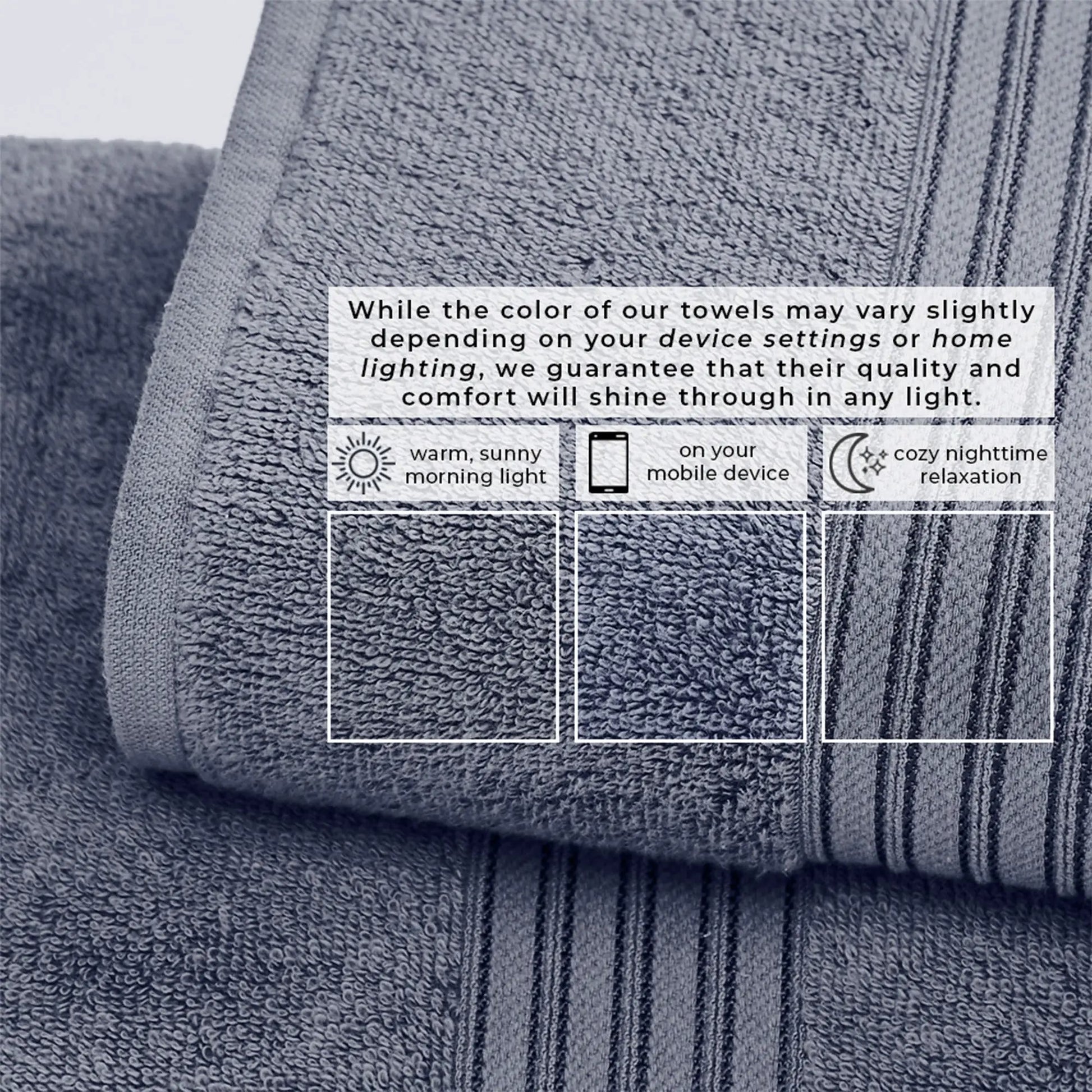 Cotton Terry Bath Towel Set - Cooper Collection from PriceLows™