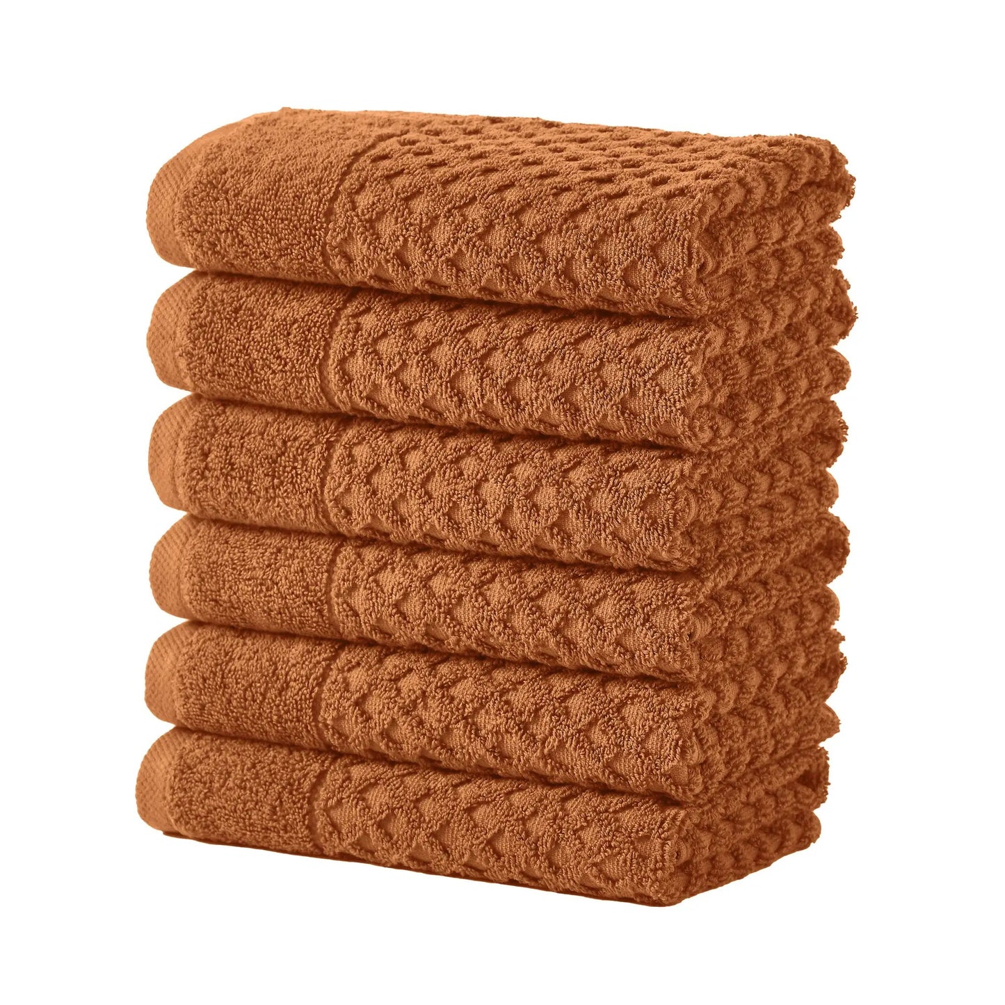 Cotton Diamond Waffle Weave Bath Towel Set - Grayson Collection from PriceLows™