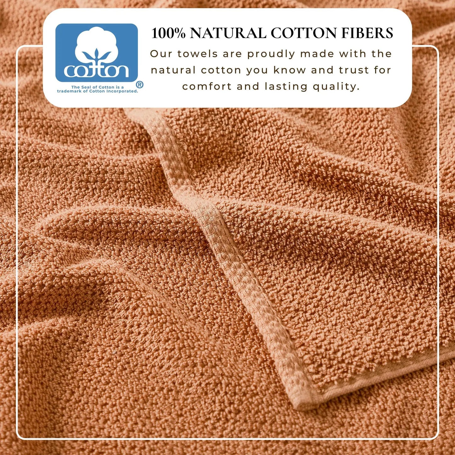 Cotton Textured Bath Towel Set - Acacia Collection from PriceLows™