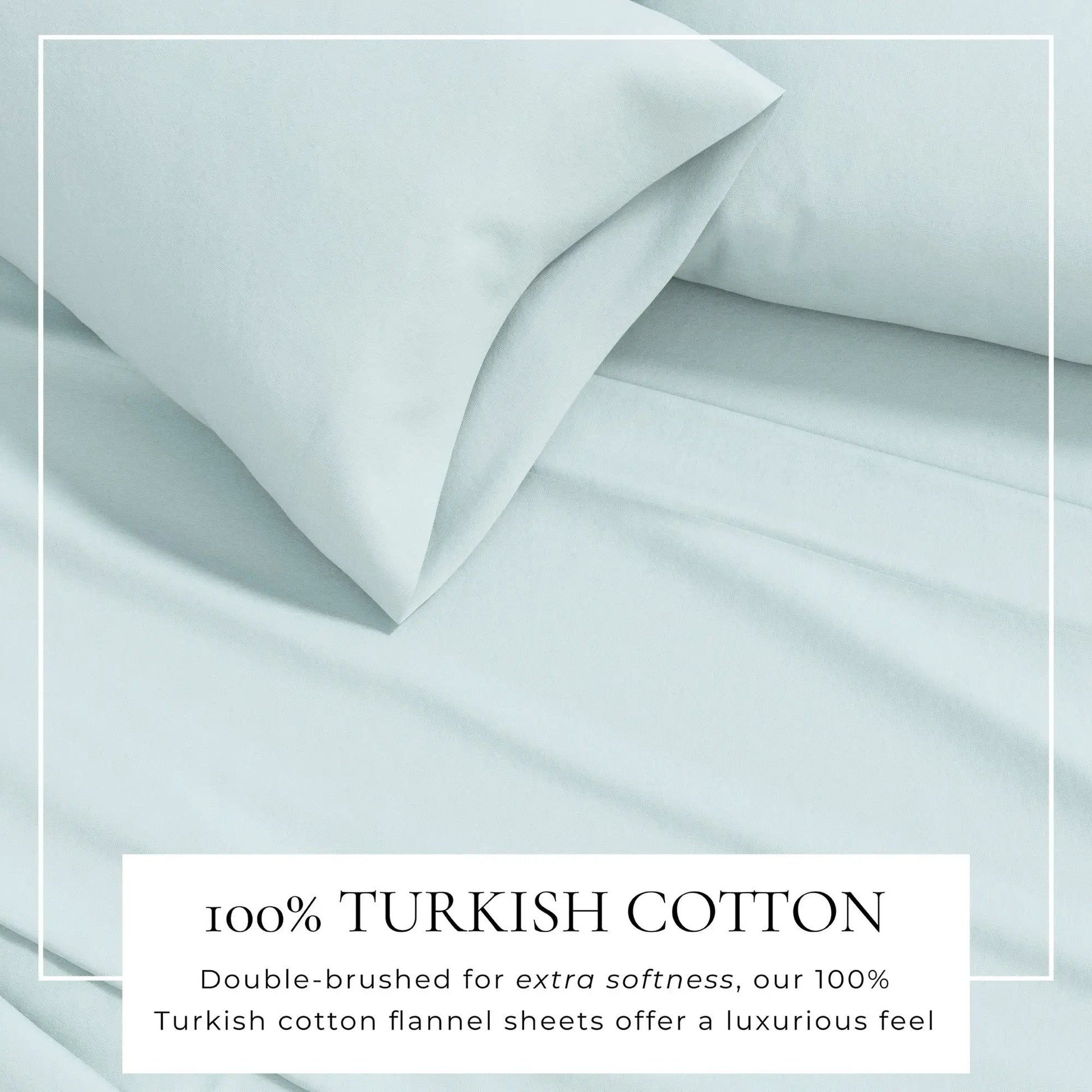 Cotton Solid Flannel Sheet - Nordic Collection from PriceLows™