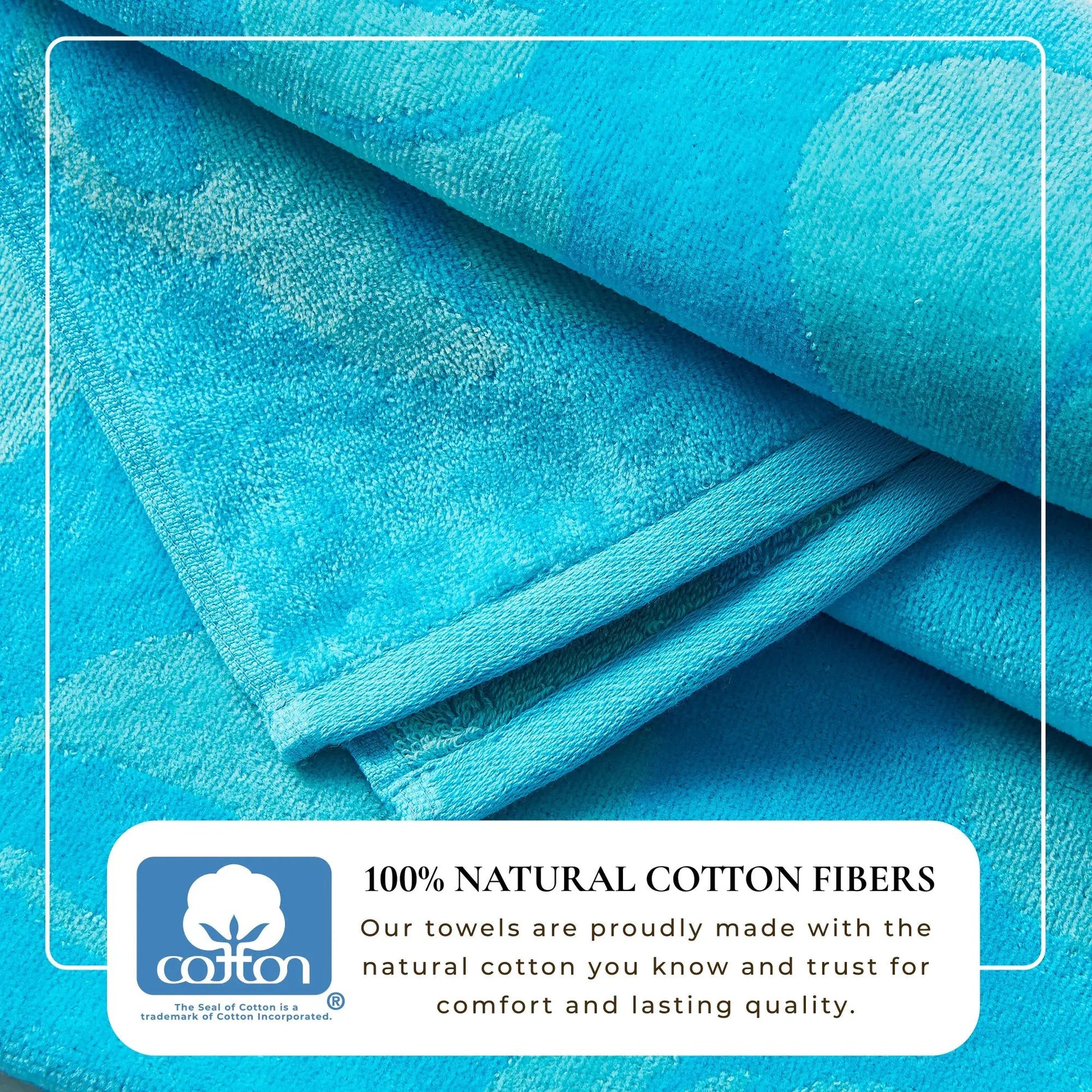 Cotton Velour Beach Towel - Maui Collection from PriceLows™