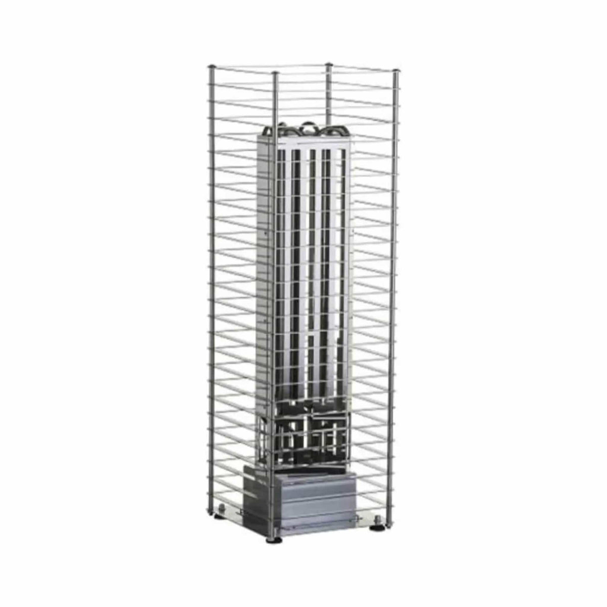 Huum Cliff Slim Electric Stainless Steel Sauna Heater With Digital Controller | Stainless Steel | Outdoor Living Use | Outdoor Living