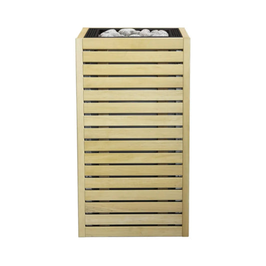 Huum Core Alder Wood Exterior Sauna Heater With UKU Local Controller And Stones | Wood | Outdoor Living Use | Outdoor Living