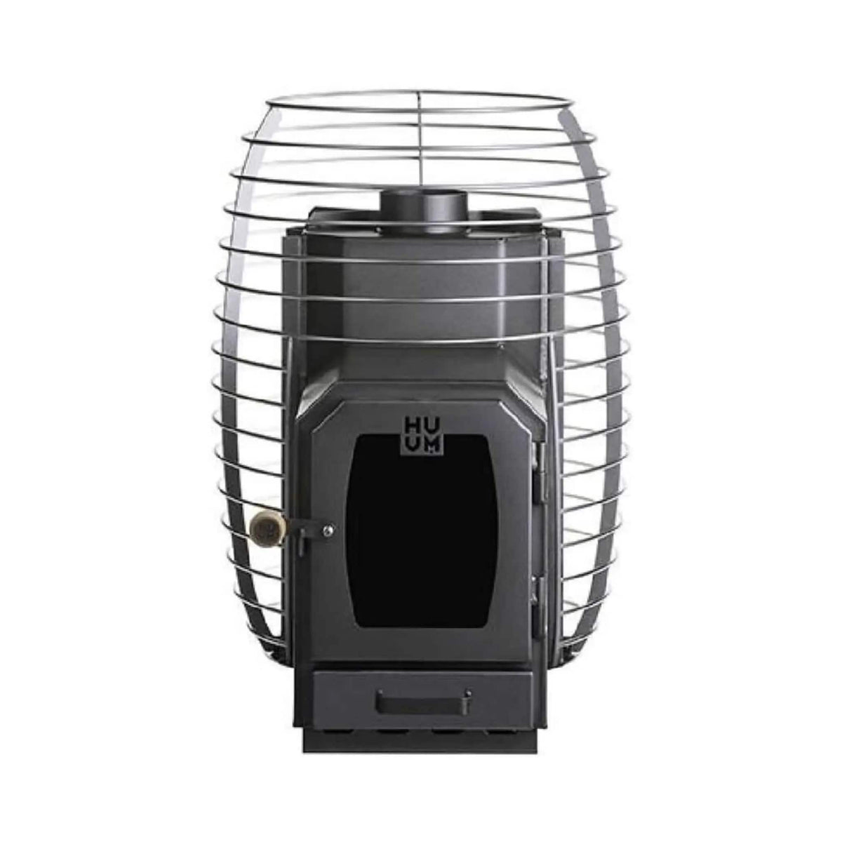Huum Hive Wood LS 17KW Sauna Stove With Firebox Extension & Sauna Stones | 17 kW | Stainless Steel | Sauna Heater