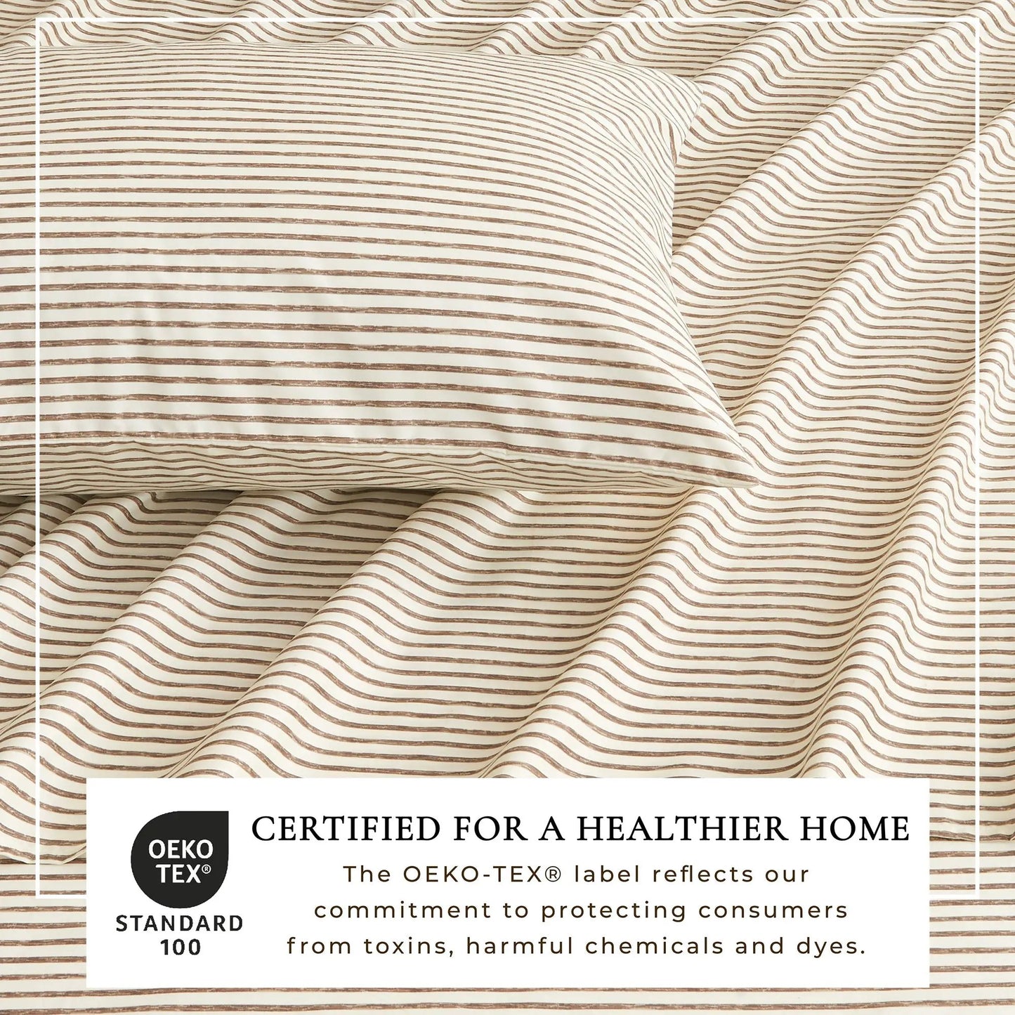 Striped Sheet Set - Evette Collection from PriceLows™