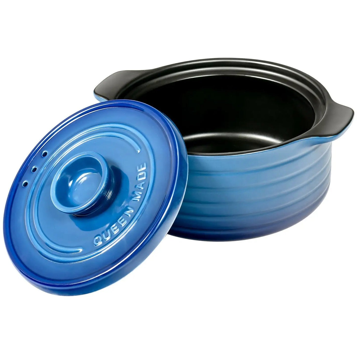 2 Pieces Ceramic Cookware Set with Lid and Insulated Handle from PriceLows™
