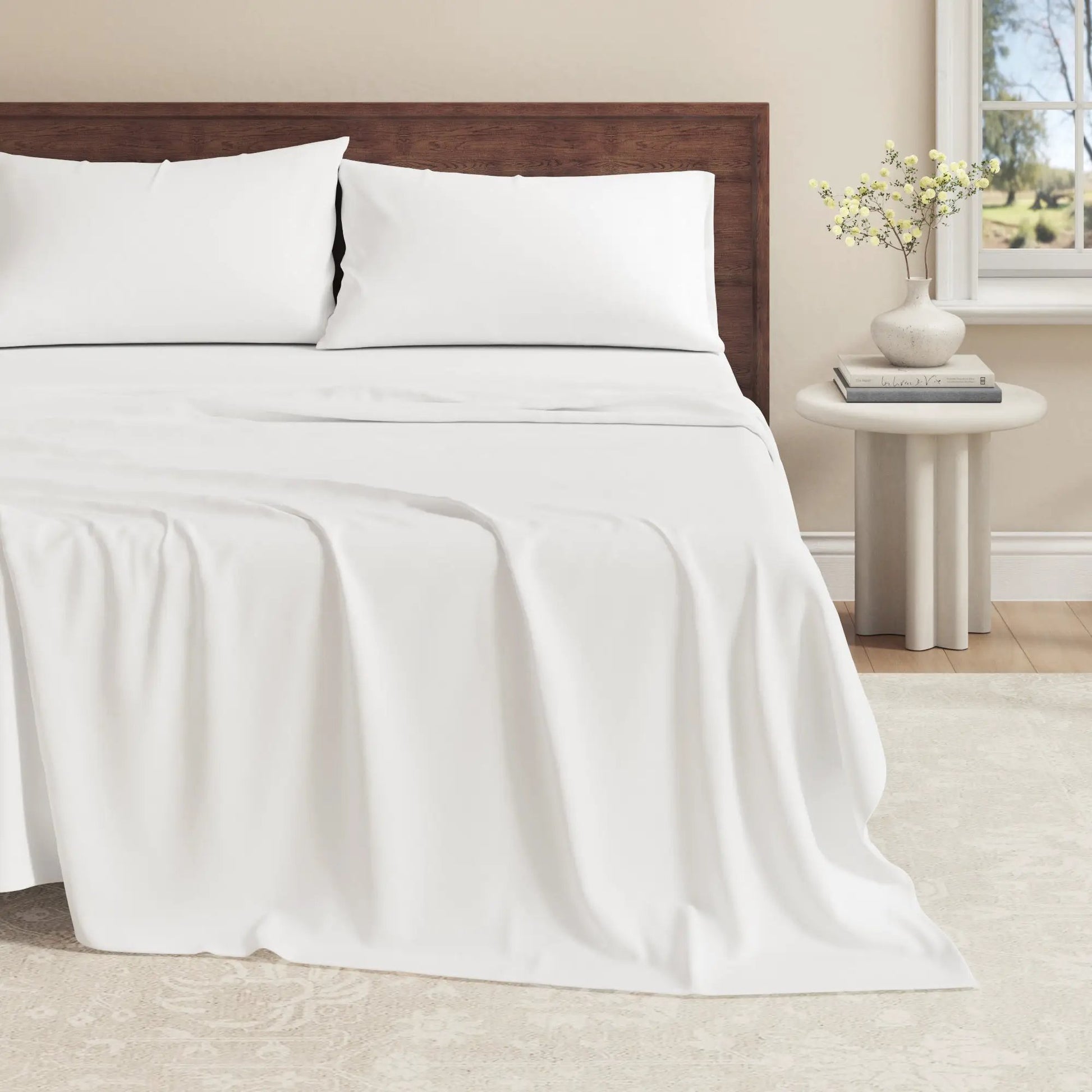 Viscose from Bamboo & Cotton Blend Jersey Knit Sheets from PriceLows™