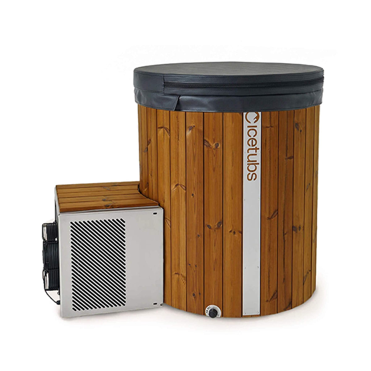 Icetubs IceBarrel XL Thermowood And Fiberglass Cold Plunge Immersion Tub | Fiberglass | Chiller | Home