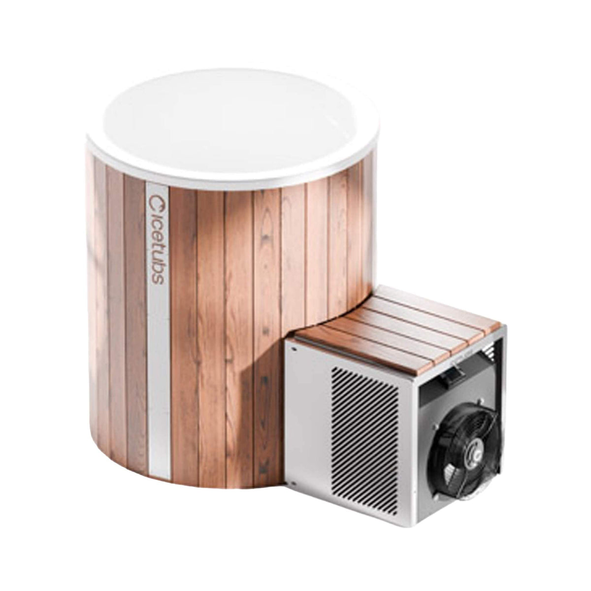 Icetubs IceBarrel XL Thermowood And Fiberglass Cold Plunge Immersion Tub | Fiberglass | Chiller | Home