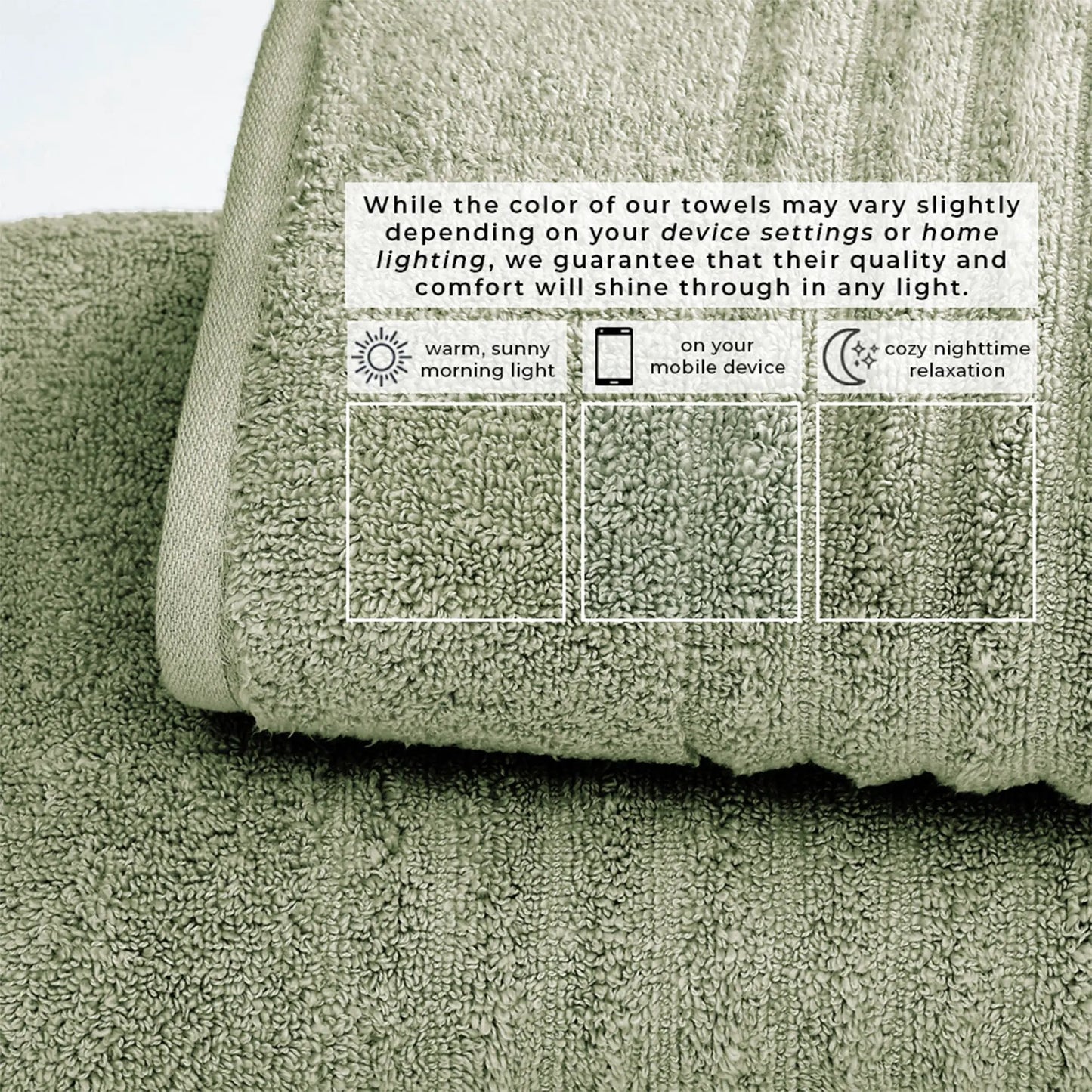 Luxury Combed Cotton Bath Towel Set - Karina Collection from PriceLows™