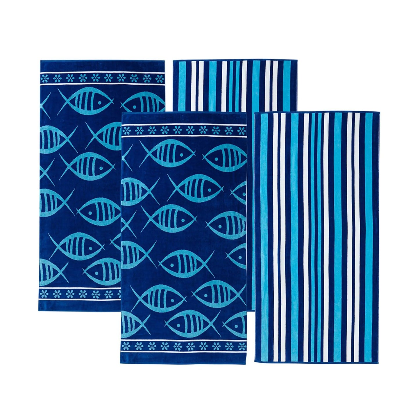 Cotton Velour Beach Towel - Maui Collection