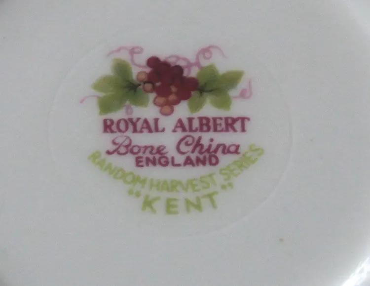 Vintage Bone China Cup And Saucer | Harvest Grapes | Embossed Detail | 3.5 Inch