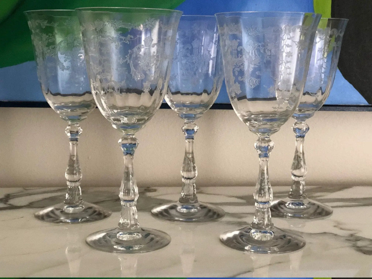 Champagne Flutes | Cut Crystal Glass | 6 Oz Capacity | Set Of 6