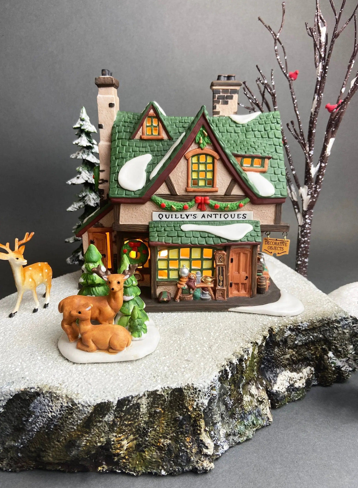Neenee's Dolls and Toys by Department 56 | Christmas Village House | Illuminated North Pole Series | Collectors & Hosts