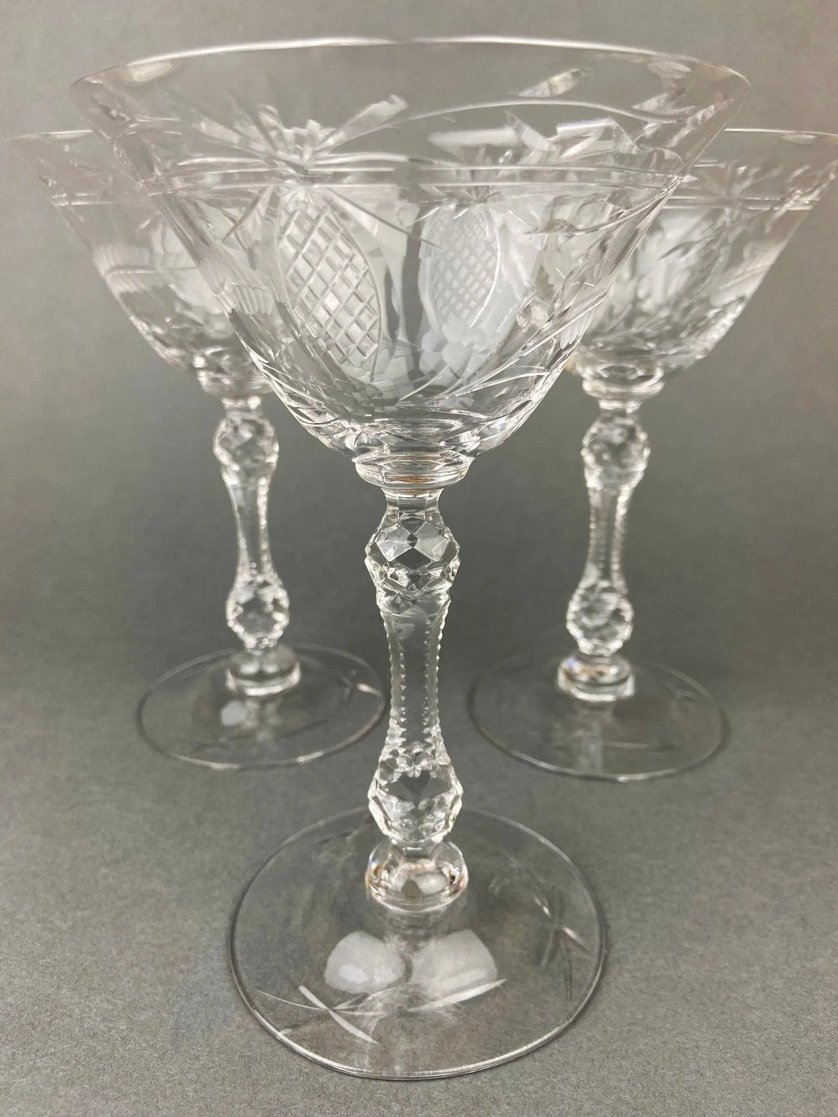Champagne Flutes | Cut Crystal Glass | 6 Oz Capacity | Set Of 6