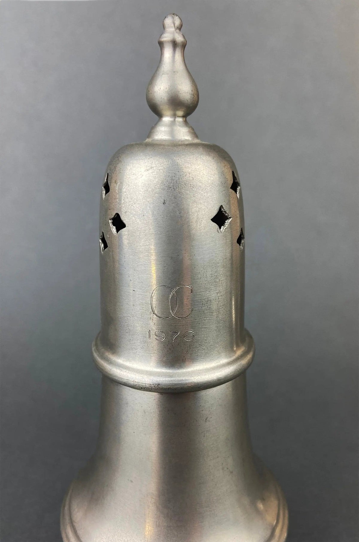 Vintage Reed & Barton Pewter Muffineer | Ladies Doubles Runner Up | Collectible Vintage | Collectors & Hosts