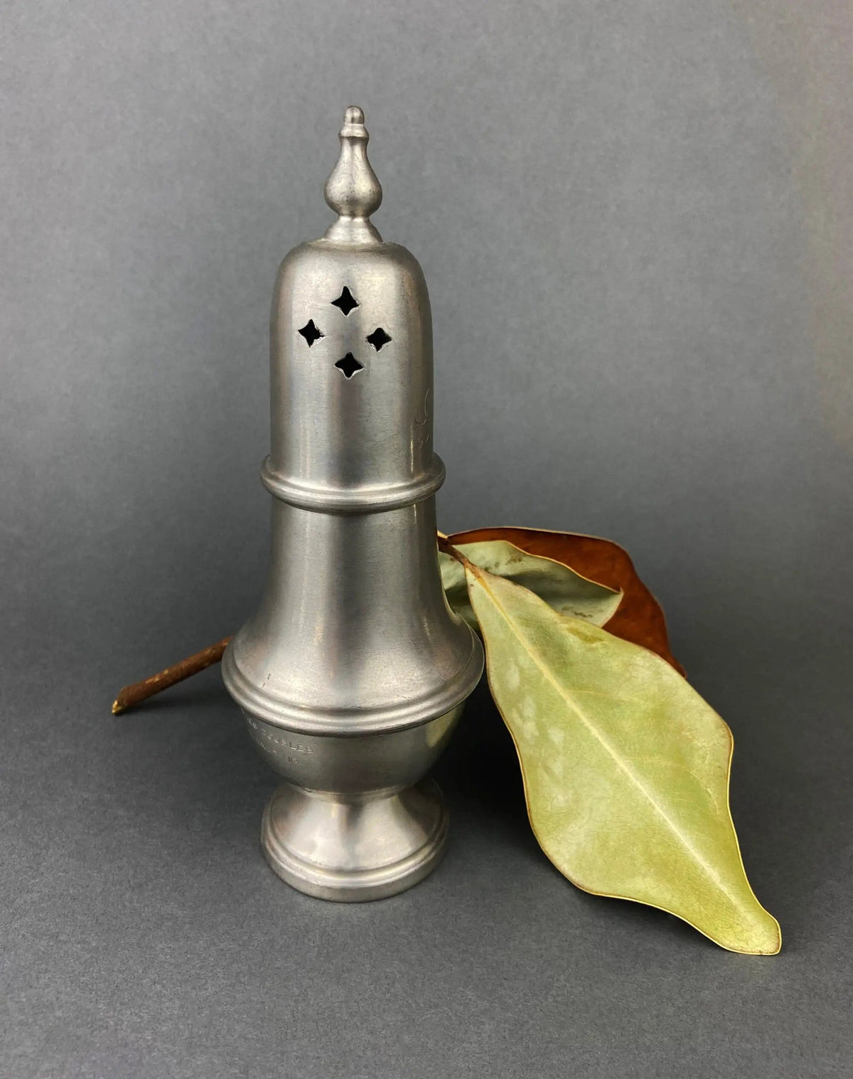 Vintage Reed & Barton Pewter Muffineer | Ladies Doubles Runner Up | Collectible Vintage | Collectors & Hosts