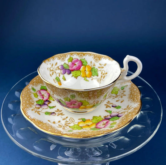 Vintage Royal Albert Tea Cup and Saucer | Flower Garland Crown China | Collectible Vintage | Collectors & Hosts